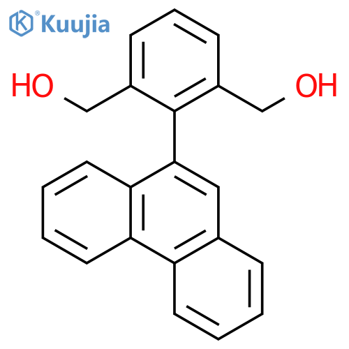 1,3-Benzenedimethanol, 2-(9-phenanthrenyl)- structure