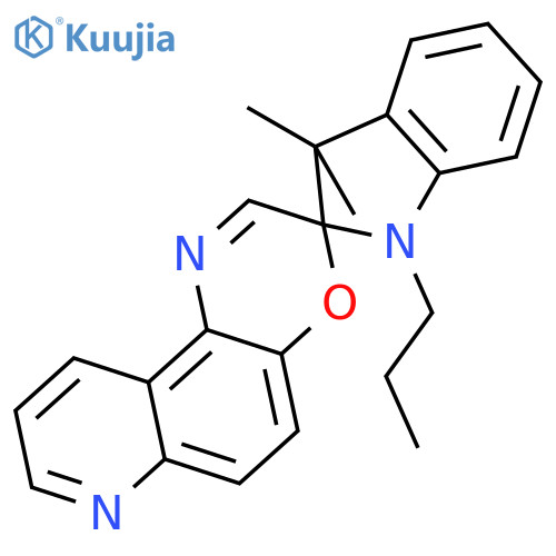 Spiro[2H-indole-2,3'-[3H]pyrido[3,2-f][1,4]benzoxazine], 1,3-dihydro-3,3-dimethyl-1-propyl- structure