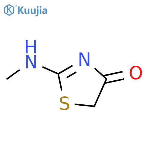 2-(methylamino)-4,5-dihydro-1,3-thiazol-4-one structure
