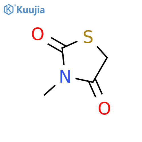 3-methyl-1,3-thiazolidine-2,4-dione structure