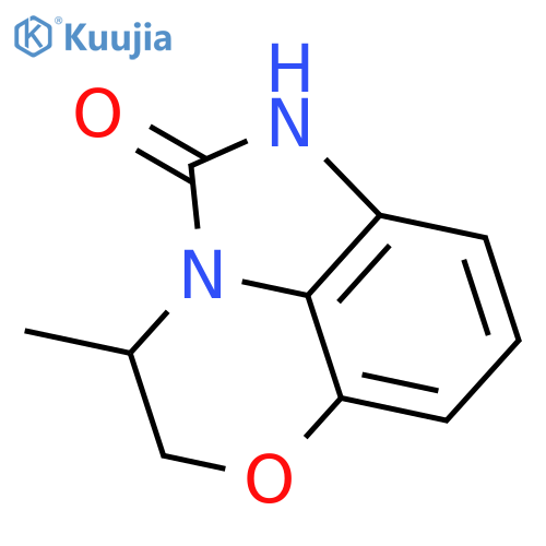 Imidazo[1,5,4-de][1,4]benzoxazin-2(1H)-one,4,5-dihydro-4-methyl- structure
