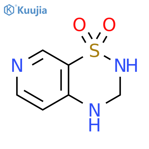 3,4-Dihydro-2H-pyrido[4,3-e][1,2,4]thiadiazine 1,1-dioxide structure