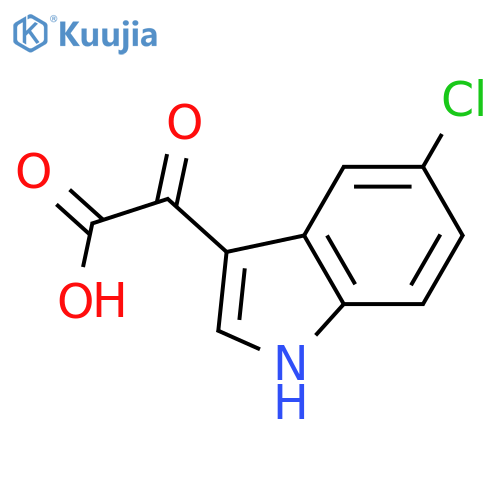 2-(5-Chloro-3-indolyl)-2-oxoaceticAcid structure