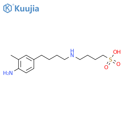 1-Butanesulfonic acid,4-[(4-amino-3-methylphenyl)butylamino]- structure
