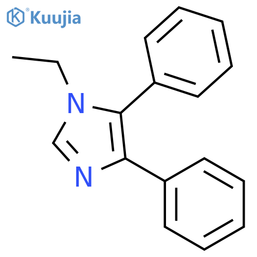 1H-Imidazole,1-ethyl-4,5-diphenyl- structure
