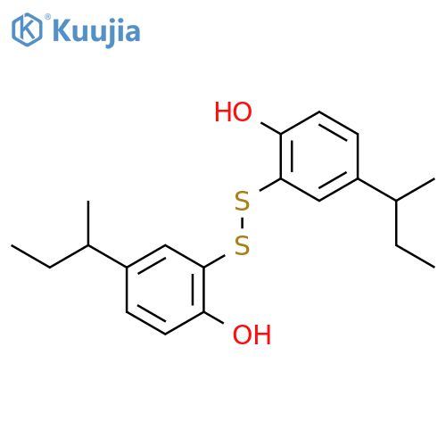 Phenol, 2,2'-dithiobis[4-(1-methylpropyl)- structure