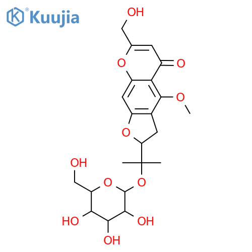 Cimifugin 4'-O-beta-D-glucopyranoside structure