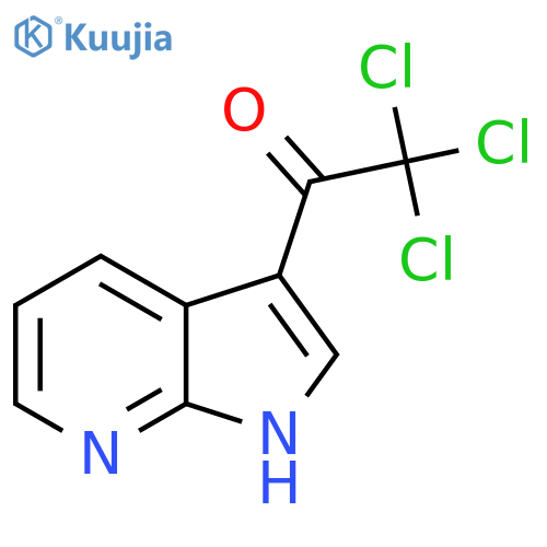2,2,2-Trichloro-1-(1H-pyrrolo2,3-bpyridin-3-yl)ethanone structure