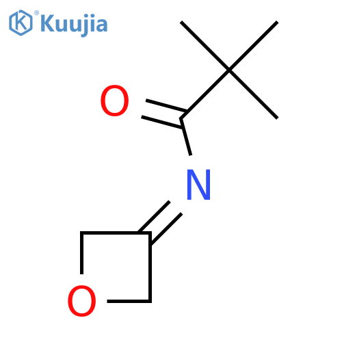N-(Oxetan-3-ylidene)pivalamide structure