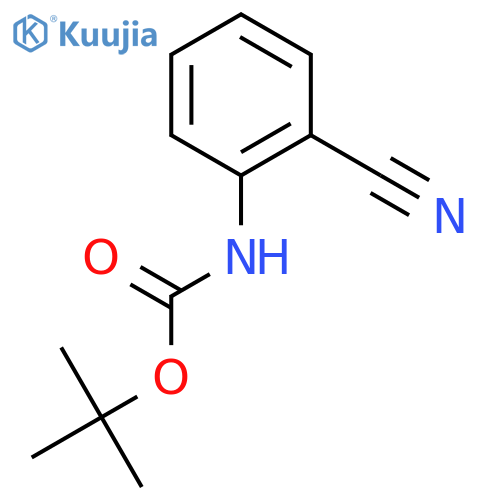 tert-Butyl (2-cyanophenyl)carbamate structure