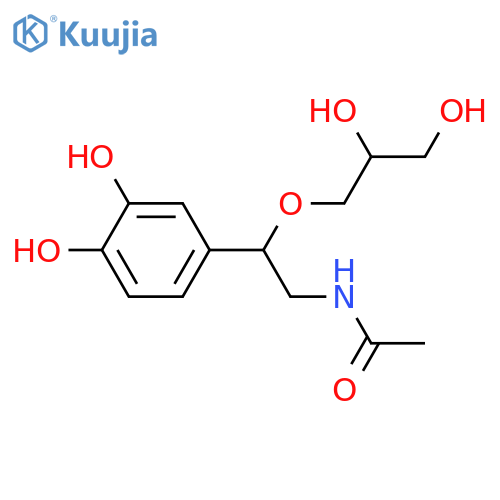 Norepinephrine; (S)-form, 2-O-(2R,3-Dihydroxypropyl), N-Ac structure