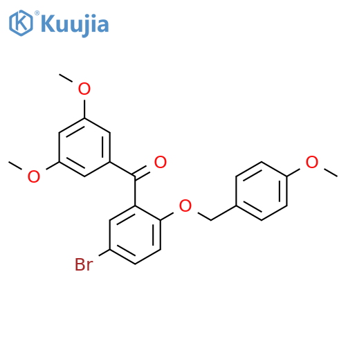 (5-Bromo-2-((4-Methoxybenzyl)Oxy)Phenyl)(3,5-Dimethoxyphenyl)Methanone structure