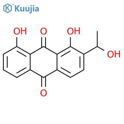 1,8-Dihydroxy-2-(1-hydroxyethyl)anthraquinone; (ξ)-form structure