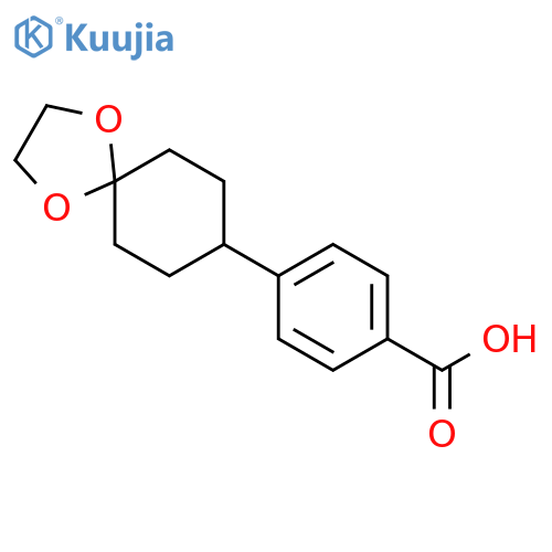 4-(1,4-Dioxaspiro[4.5]decan-8-yl)benzoic acid structure