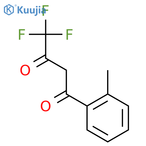 4,4,4-Trifluoro-1-(2-methylphenyl)-1,3-butanedione structure