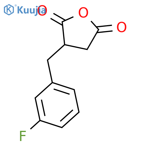 2,5-Furandione, 3-[(3-fluorophenyl)methyl]dihydro- structure