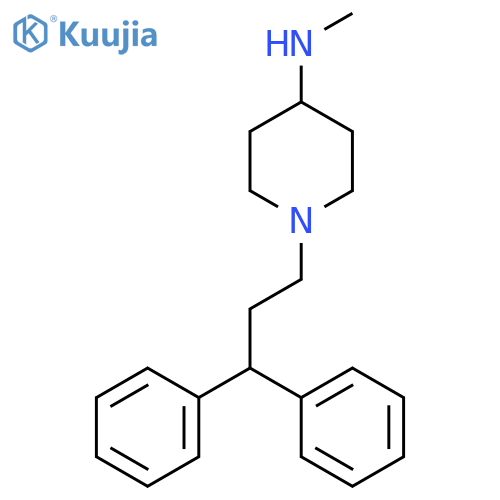 4-Piperidinamine, 1-(3,3-diphenylpropyl)-N-methyl- structure