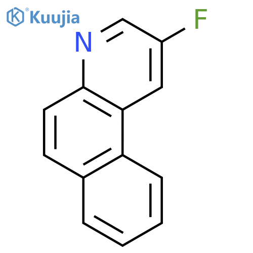 Benzo[f]quinoline,2-fluoro- structure
