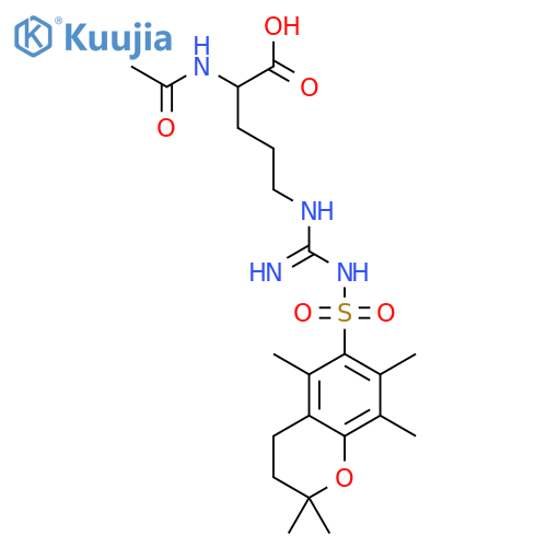 Ac-arg(pmc)-oh structure