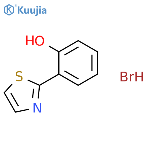 Phenol, 2-(2-thiazolyl)-, hydrobromide structure