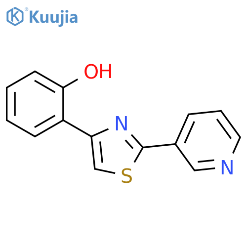 4-(2-Hydroxyphenyl)-2-(3-pyridyl)thiazole structure