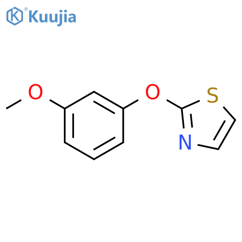 Thiazole, 2-(3-methoxyphenoxy)- structure