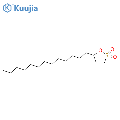 1,2-Oxathiolane,5-tridecyl-, 2,2-dioxide structure