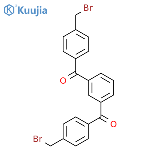 Methanone, 1,3-phenylenebis[[4-(bromomethyl)phenyl]- structure