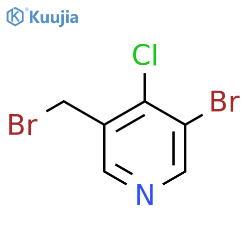 Clc1c(Br)cncc1CBr structure