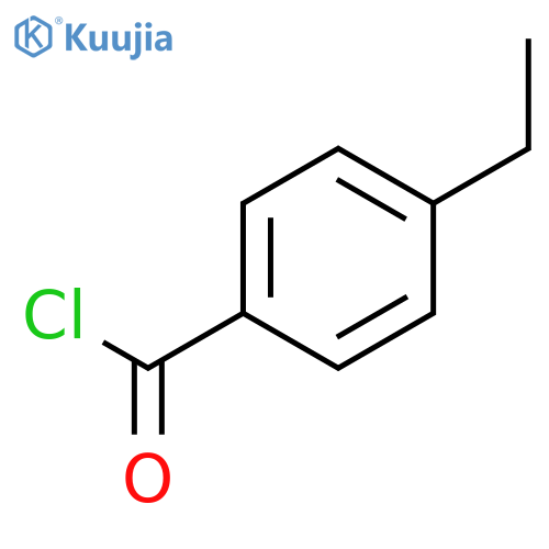 4-Ethylbenzoyl chloride structure