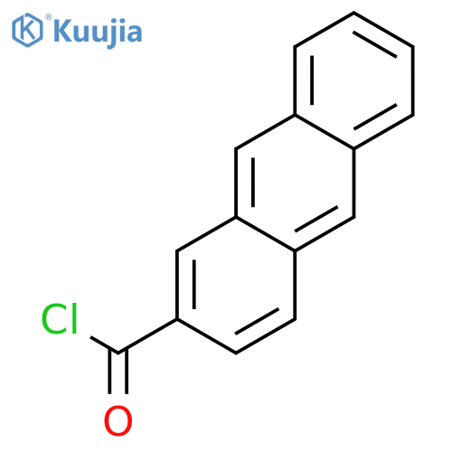 2-Anthracenecarbonyl chloride structure