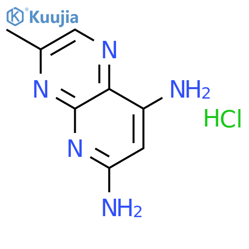 Pyrido[2,3-b]pyrazine-6,8-diamine,3-methyl-, hydrochloride (1:1) structure