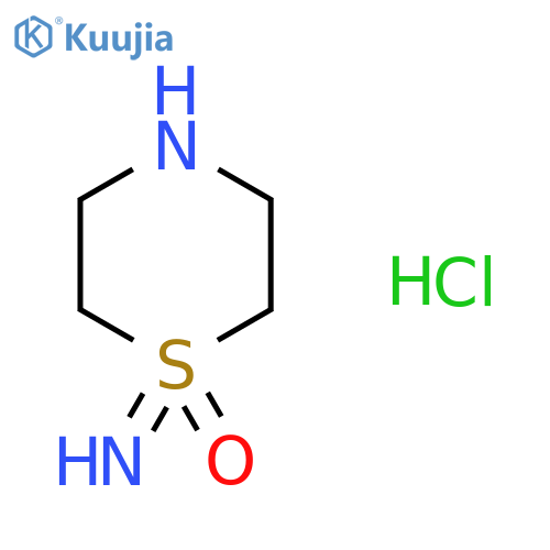 1-imino-1λ?-thiomorpholin-1-one hydrochloride structure