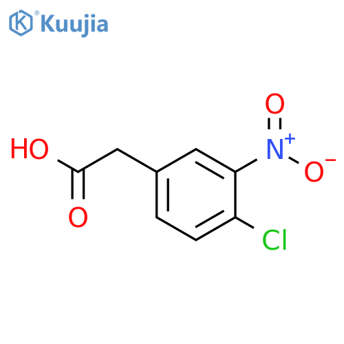 2-(3-chloro-4-nitrophenyl)acetic acid structure
