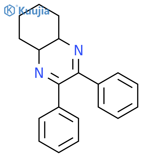 Quinoxaline,4a,5,6,7,8,8a-hexahydro-2,3-diphenyl-, (4aR,8aR)-rel- structure