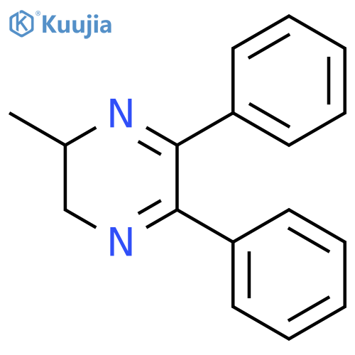 Pyrazine,2,3-dihydro-2-methyl-5,6-diphenyl- structure