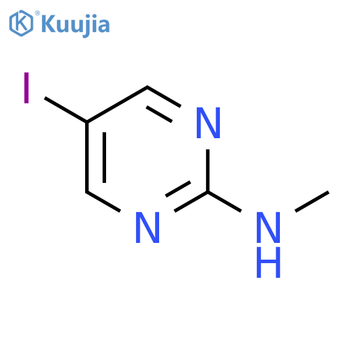 5-iodo-N-methylpyrimidin-2-amine structure