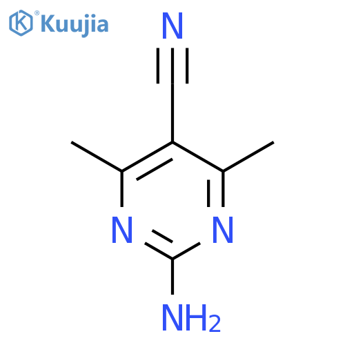 5-Pyrimidinecarbonitrile,2-amino-4,6-dimethyl- structure