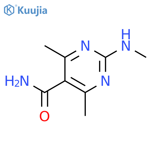 5-Pyrimidinecarboxamide, 4,6-dimethyl-2-(methylamino)- structure