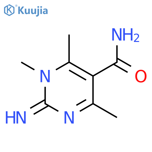 5-Pyrimidinecarboxamide, 1,2-dihydro-2-imino-1,4,6-trimethyl- structure