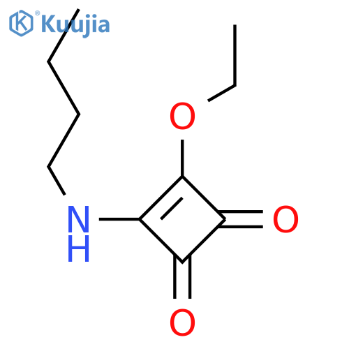 4-Butylamino-3-ethoxycyclobut-3-ene-1,2-dione structure