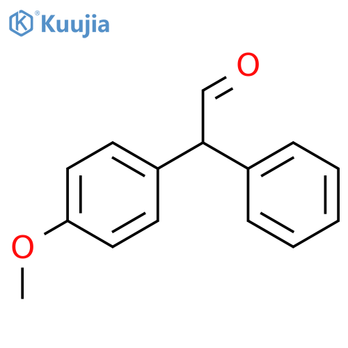 2-(4-Methoxyphenyl)-2-phenylacetaldehyde structure