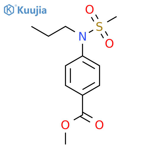Methyl 4-(N-propylmethanesulfonamido)benzoate structure