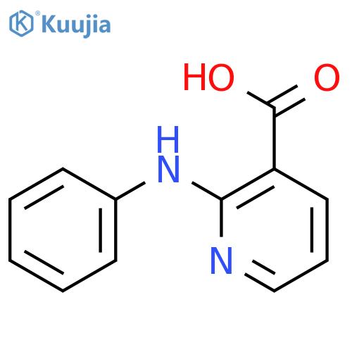 2-(Phenylamino)nicotinic acid structure