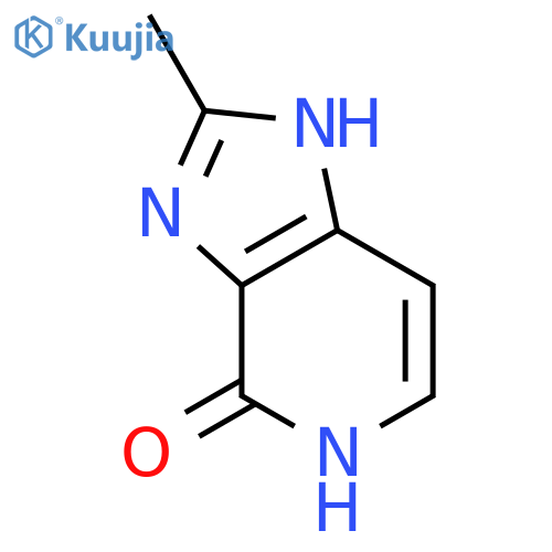 3,5-Dihydro-2-methyl-4H-imidazo4,5-cpyridin-4-one structure