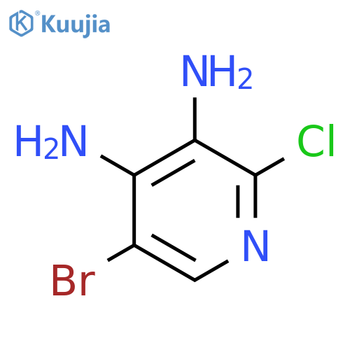 5-Bromo-2-chloropyridine-3,4-diamine structure
