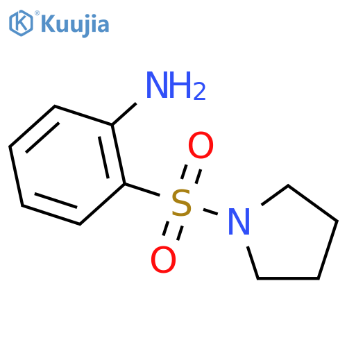 2-(pyrrolidine-1-sulfonyl)aniline structure