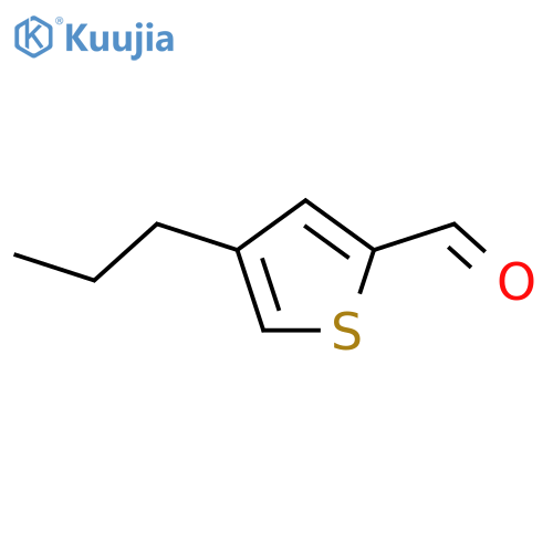 2-Thiophenecarboxaldehyde,4-propyl- structure
