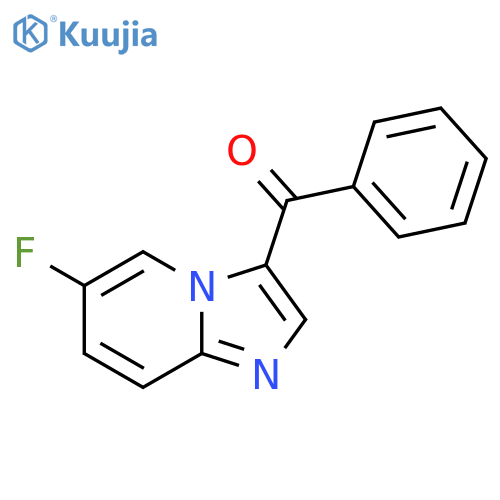 (6-Fluoroimidazo[1,2-a]pyridin-3-yl)(phenyl)methanone structure