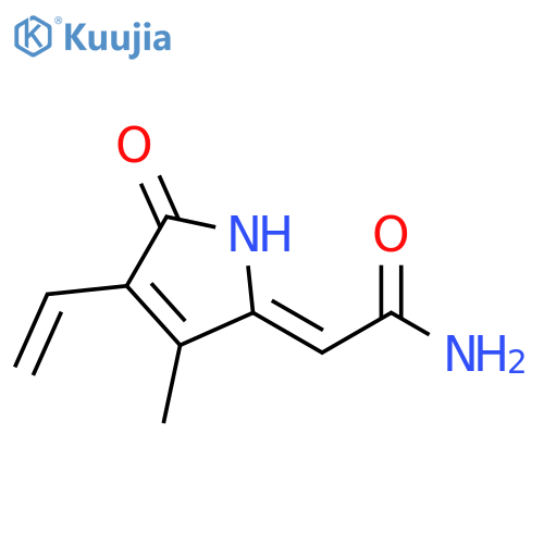(2Z)\u200b-2-\u200b(4-Ethenyl-\u200b1,\u200b5-\u200bdihydro-\u200b3-\u200bmethyl-\u200b5-\u200boxo-\u200b2H-\u200bpyrrol-\u200b2-\u200bylidene)\u200bacetamide structure